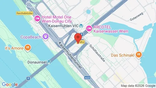 Apartments for rent i Vienna Donaustadt - kort over placeringen