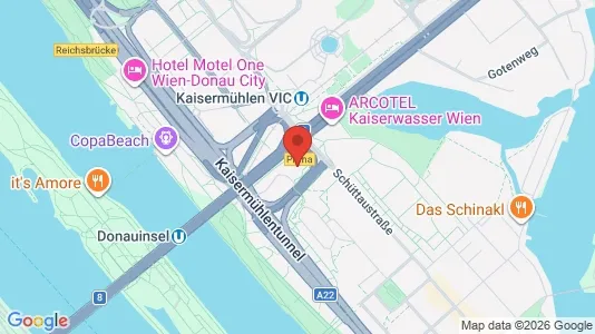 Apartments for rent i Vienna Donaustadt - kort over placeringen