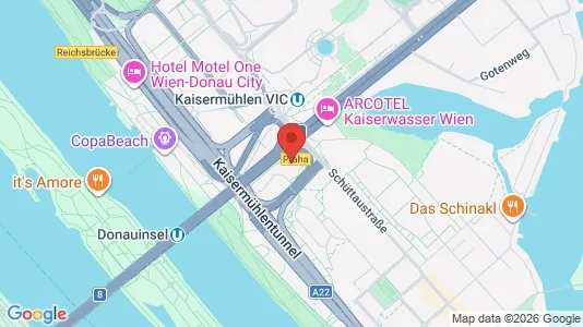 Apartments for rent i Vienna Donaustadt - kort over placeringen