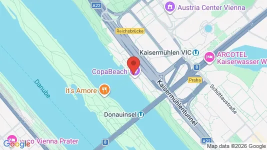Apartments for rent i Vienna Donaustadt - kort over placeringen