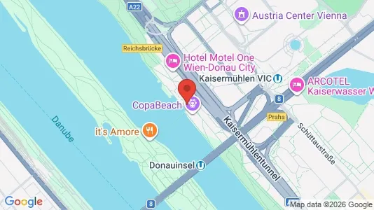 Apartments for rent i Vienna Donaustadt - kort over placeringen