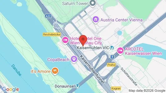 Apartments for rent i Vienna Donaustadt - kort over placeringen