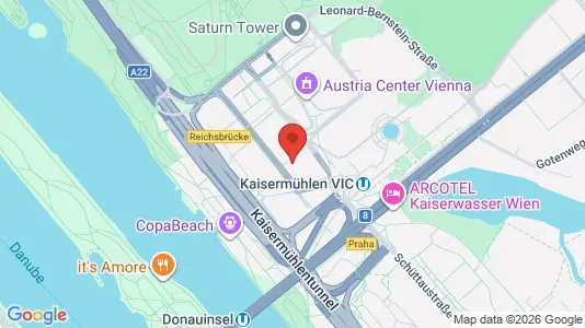 Apartments for rent i Vienna Donaustadt - kort over placeringen
