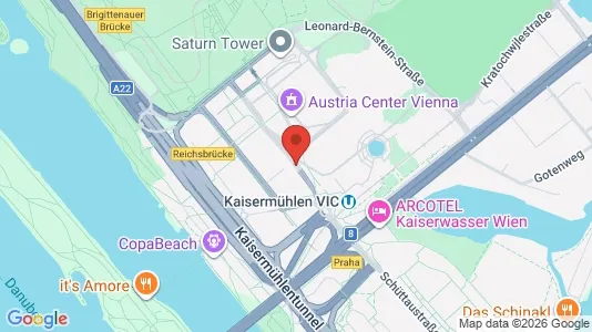 Apartments for rent i Vienna Donaustadt - kort over placeringen