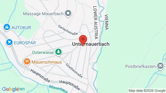 Apartments for rent i Mauerbach - kort over placeringen
