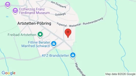 Apartments for rent i Artstetten-Pöbring - kort over placeringen