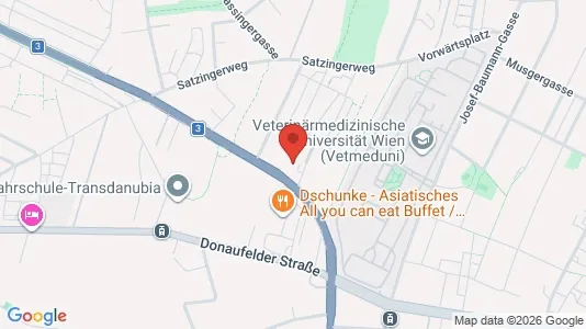 Apartments for rent i Vienna Floridsdorf - kort over placeringen