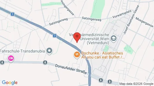 Apartments for rent i Vienna Floridsdorf - kort over placeringen