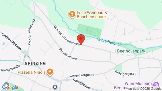 Apartments for rent i Vienna Döbling - kort over placeringen