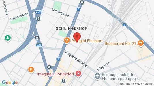 Apartments for rent i Vienna Floridsdorf - kort over placeringen