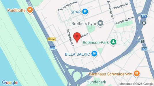 Apartments for rent i Vienna Floridsdorf - kort over placeringen
