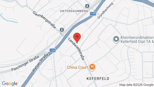 Apartments for rent i Leonding - kort over placeringen