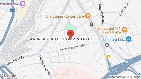 Apartments for rent i Leonding - kort over placeringen