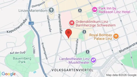 Apartments for rent i Leonding - kort over placeringen
