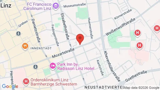Apartments for rent i Leonding - kort over placeringen
