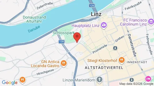 Apartments for rent i Leonding - kort over placeringen