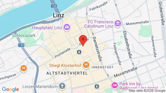 Apartments for rent i Leonding - kort over placeringen