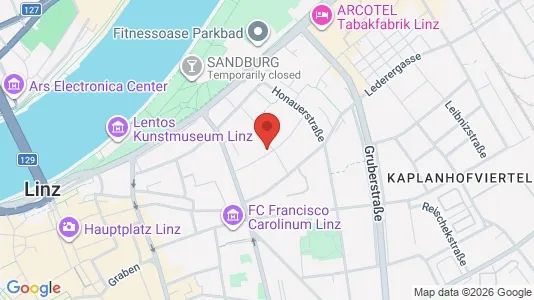 Apartments for rent i Leonding - kort over placeringen