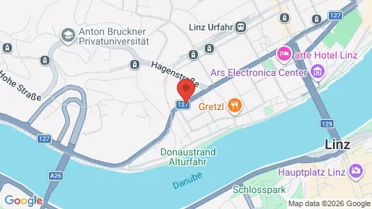 Apartments for rent i Altenberg bei Linz - kort over placeringen