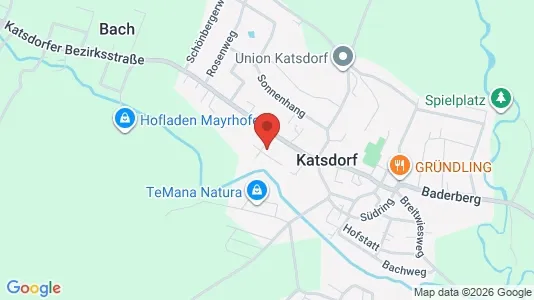 Apartments for rent i Katsdorf - kort over placeringen