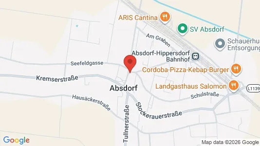 Apartments for rent i Absdorf - kort over placeringen