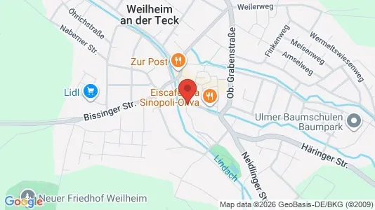Apartments for rent i Esslingen - kort over placeringen