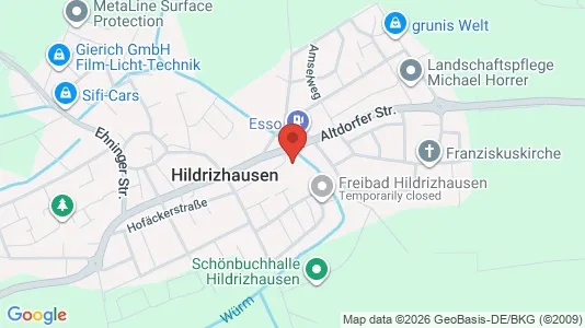 Apartments for rent i Böblingen - kort over placeringen
