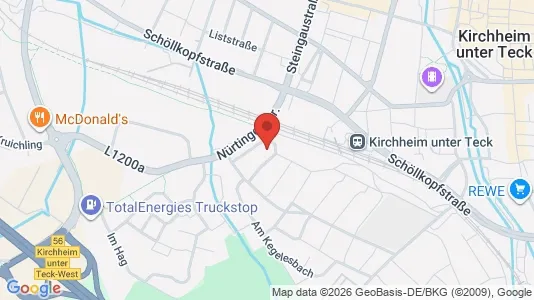 Apartments for rent i Esslingen - kort over placeringen