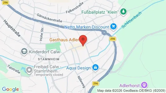 Apartments for rent i Calw - kort over placeringen