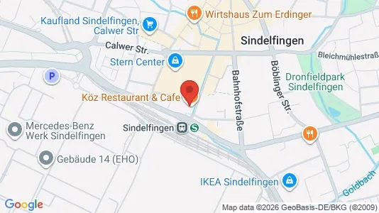 Apartments for rent i Böblingen - kort over placeringen