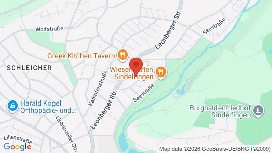 Apartments for rent i Böblingen - kort over placeringen