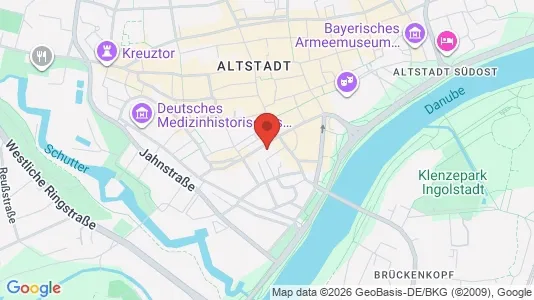 Apartments for rent i Ingolstadt - kort over placeringen