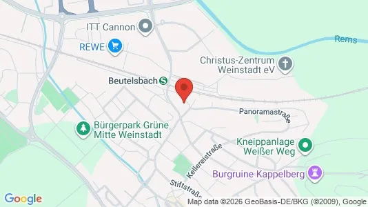 Apartments for rent i Rems-Murr-Kreis - kort over placeringen