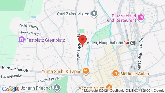 Apartments for rent i Ostalbkreis - kort over placeringen