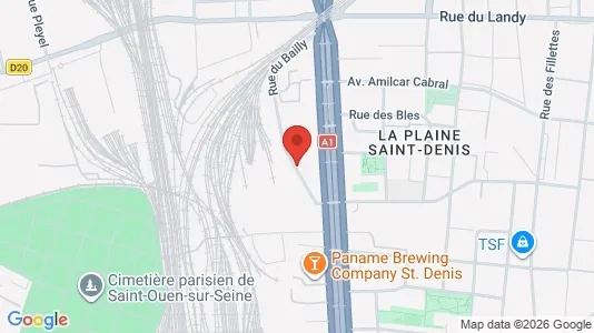 Rooms for rent i Saint-Denis - kort over placeringen