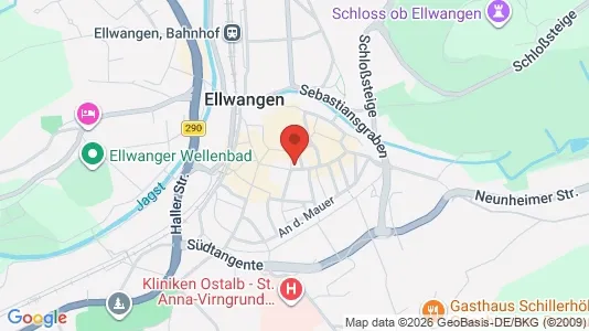 Apartments for rent i Ostalbkreis - kort over placeringen