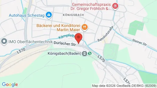 Apartments for rent i Enzkreis - kort over placeringen