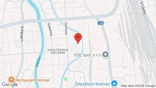 Apartments for rent i České Budějovice - kort over placeringen