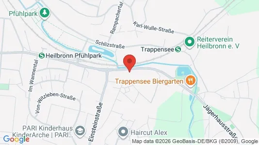 Apartments for rent i Heilbronn - kort over placeringen