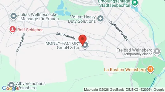 Apartments for rent i Heilbronn - kort over placeringen