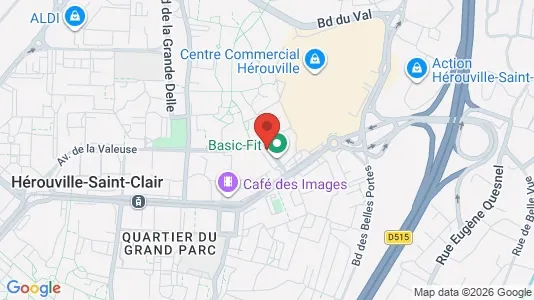 Apartments for rent i Caen - kort over placeringen
