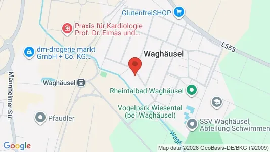 Apartments for rent i Karlsruhe - kort over placeringen