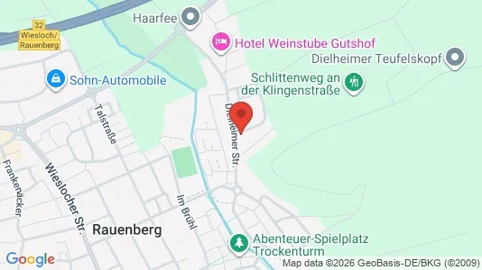 Apartments for rent i Rhein-Neckar-Kreis - kort over placeringen