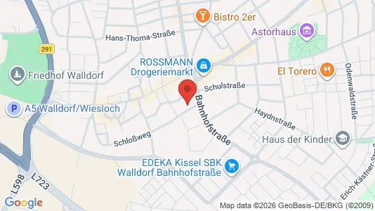 Apartments for rent i Rhein-Neckar-Kreis - kort over placeringen