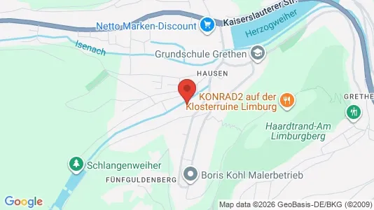 Apartments for rent i Bad Dürkheim - kort over placeringen