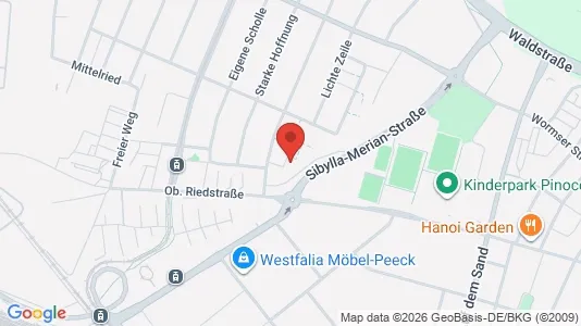 Apartments for rent i Mannheim - kort over placeringen