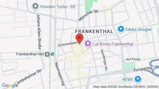 Apartments for rent i Frankenthal (Pfalz) - kort over placeringen