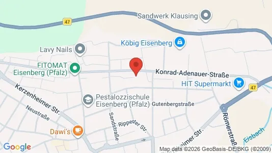 Apartments for rent i Donnersbergkreis - kort over placeringen