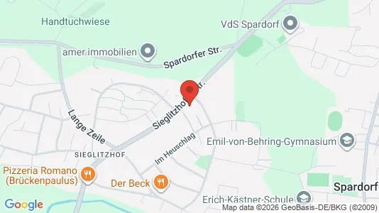 Apartments for rent i Erlangen - kort over placeringen
