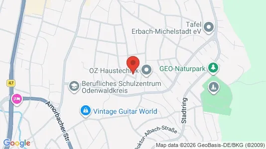Apartments for rent i Odenwaldkreis - kort over placeringen